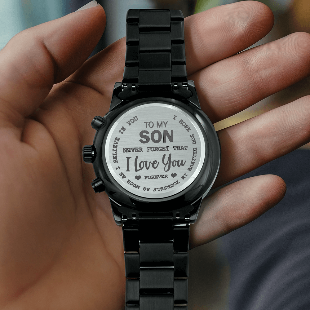 To My Son - I Love you | Engraved Watch