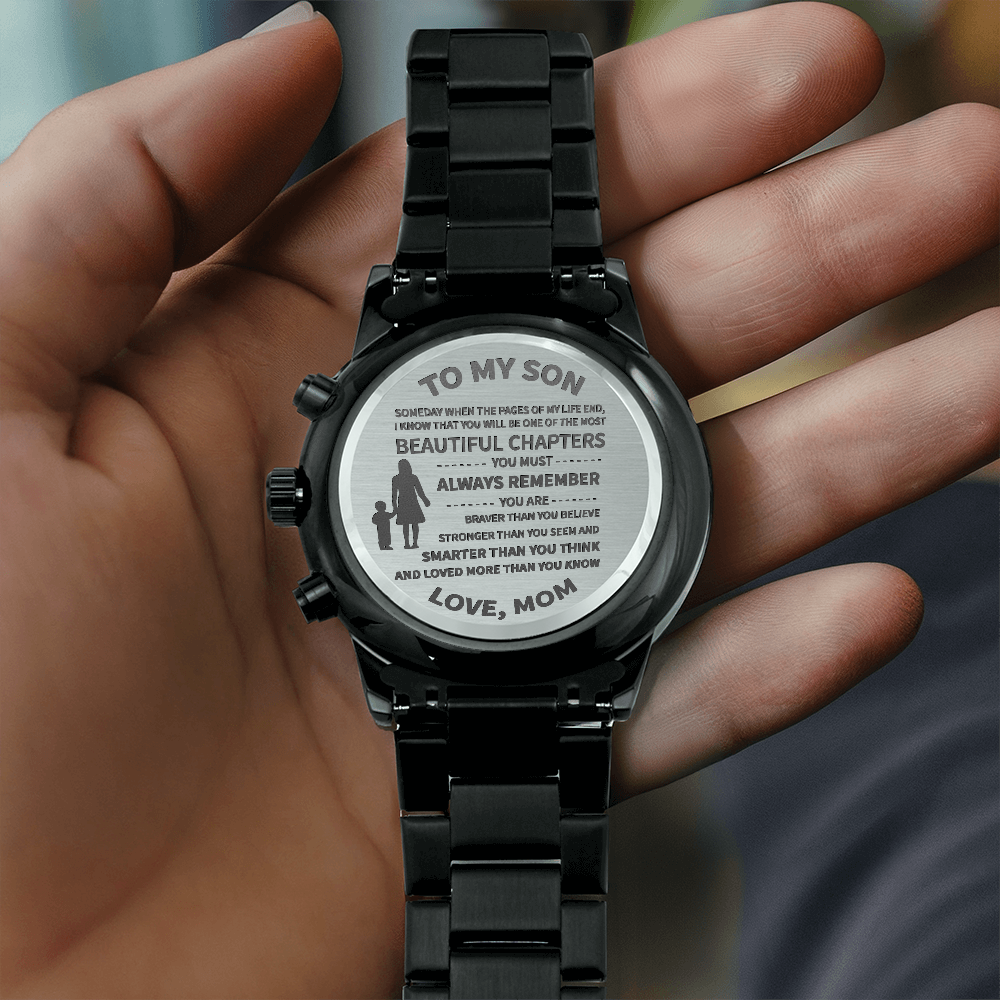 To My Son | Luxury Engraved Watch