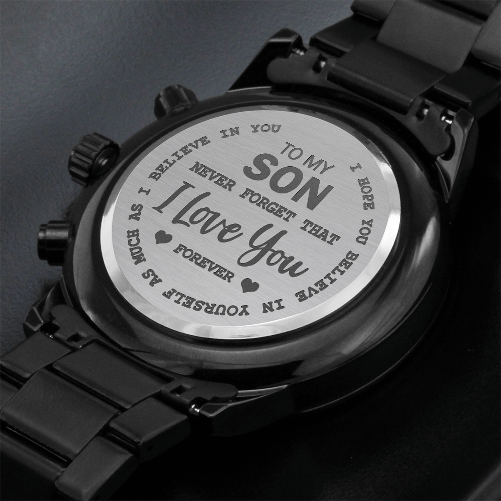 To My Son - I Love you | Engraved Watch