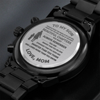 To My Son | Luxury Engraved Watch