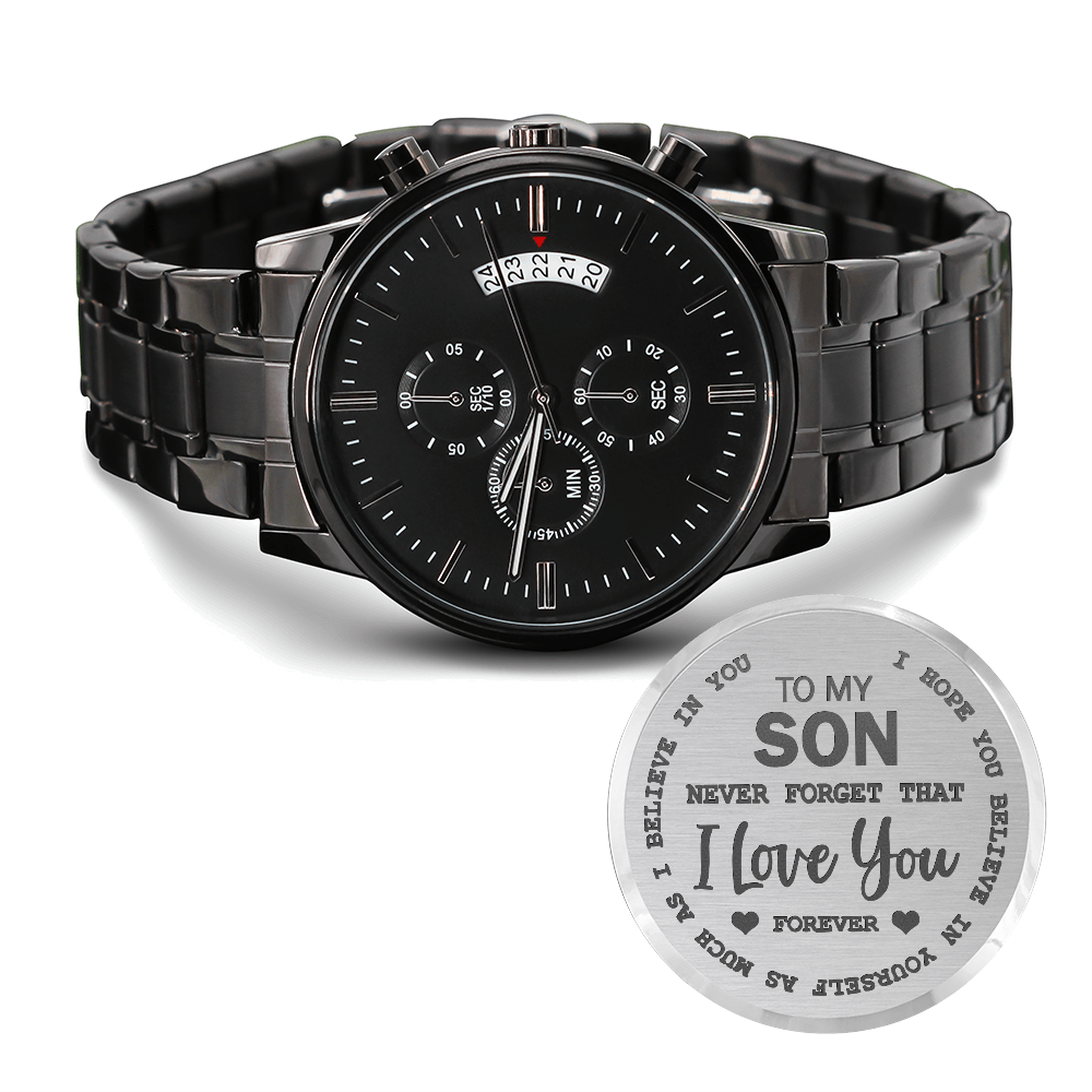 To My Son - I Love you | Engraved Watch