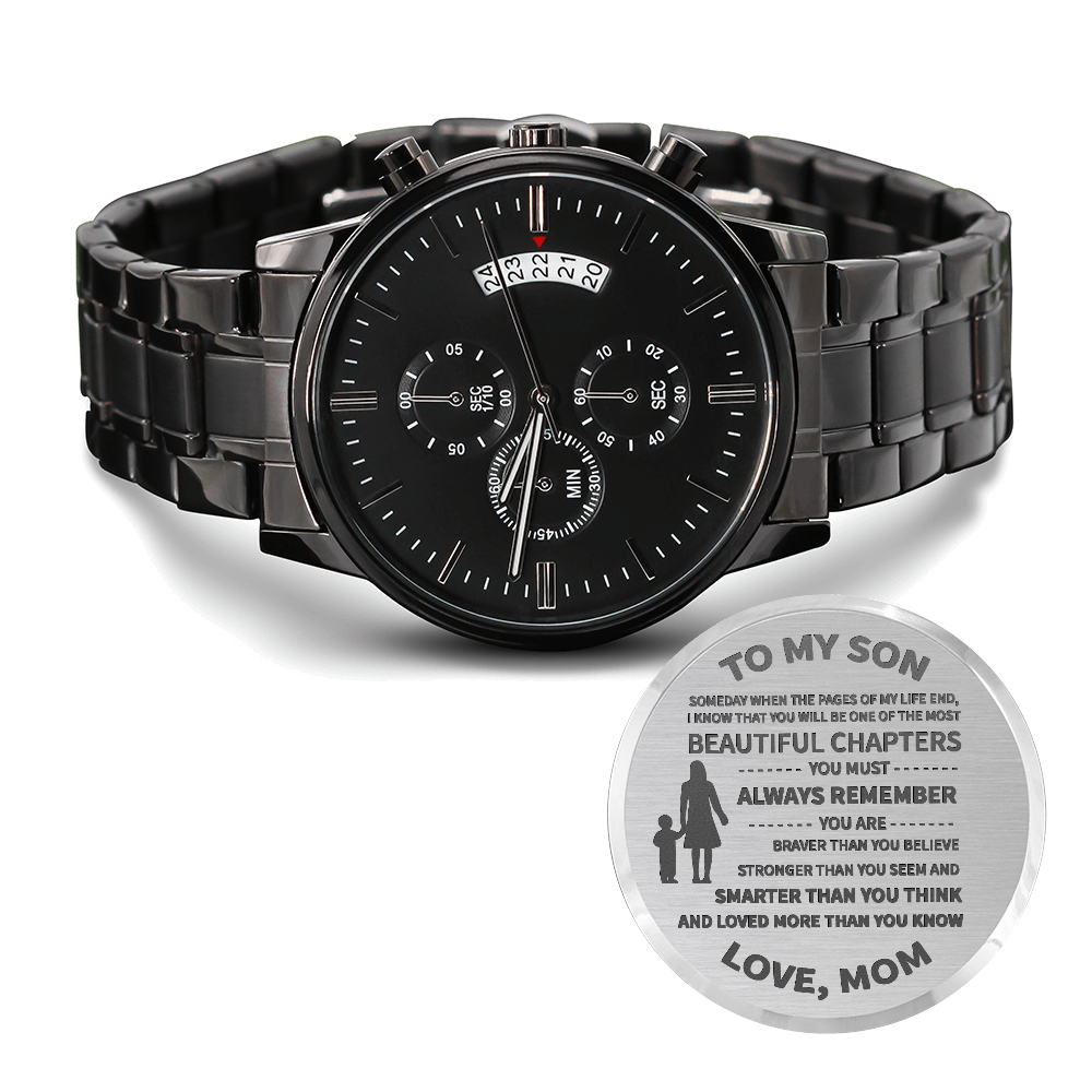 To My Son | Luxury Engraved Watch