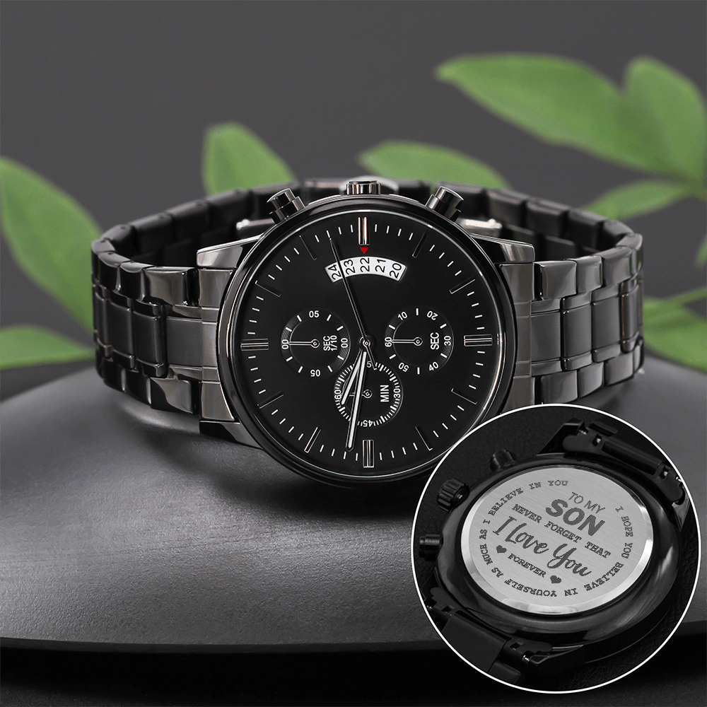 To My Son - I Love you | Engraved Watch