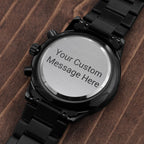 To my Son | I love you - Black Chronograph Watch
