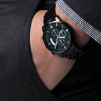 To my Son | I love you - Black Chronograph Watch