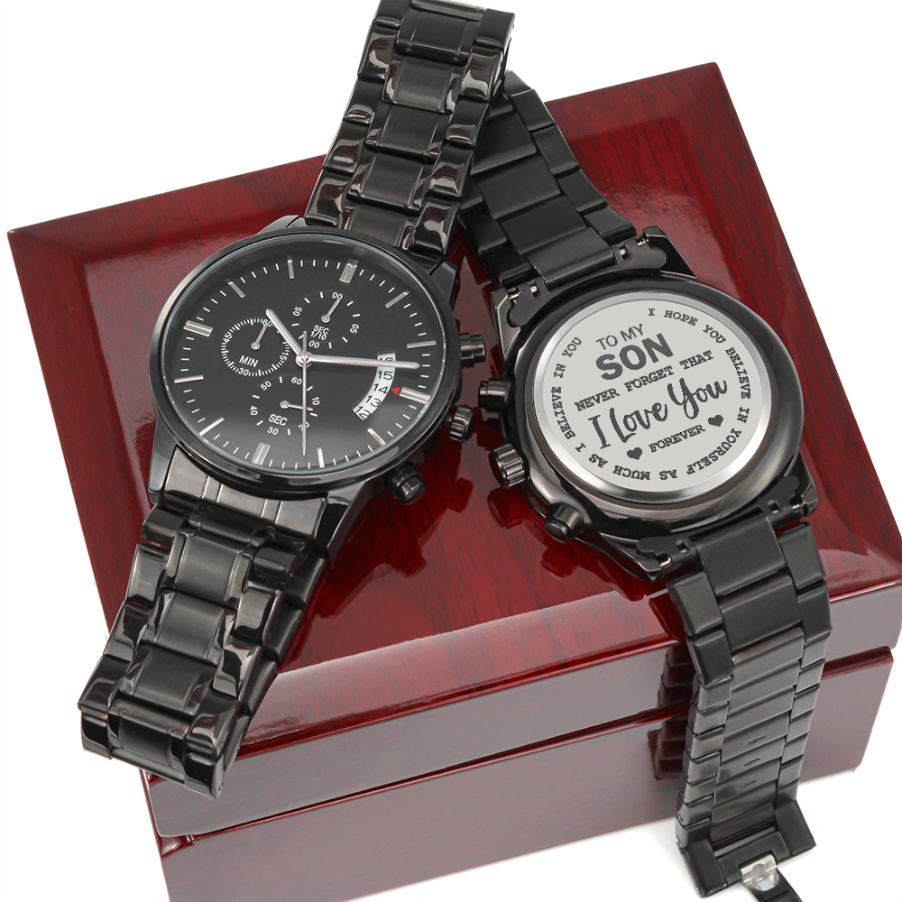 To My Son - I Love you | Engraved Watch