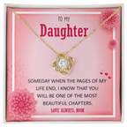 To My Daughter | Love Knot Necklace