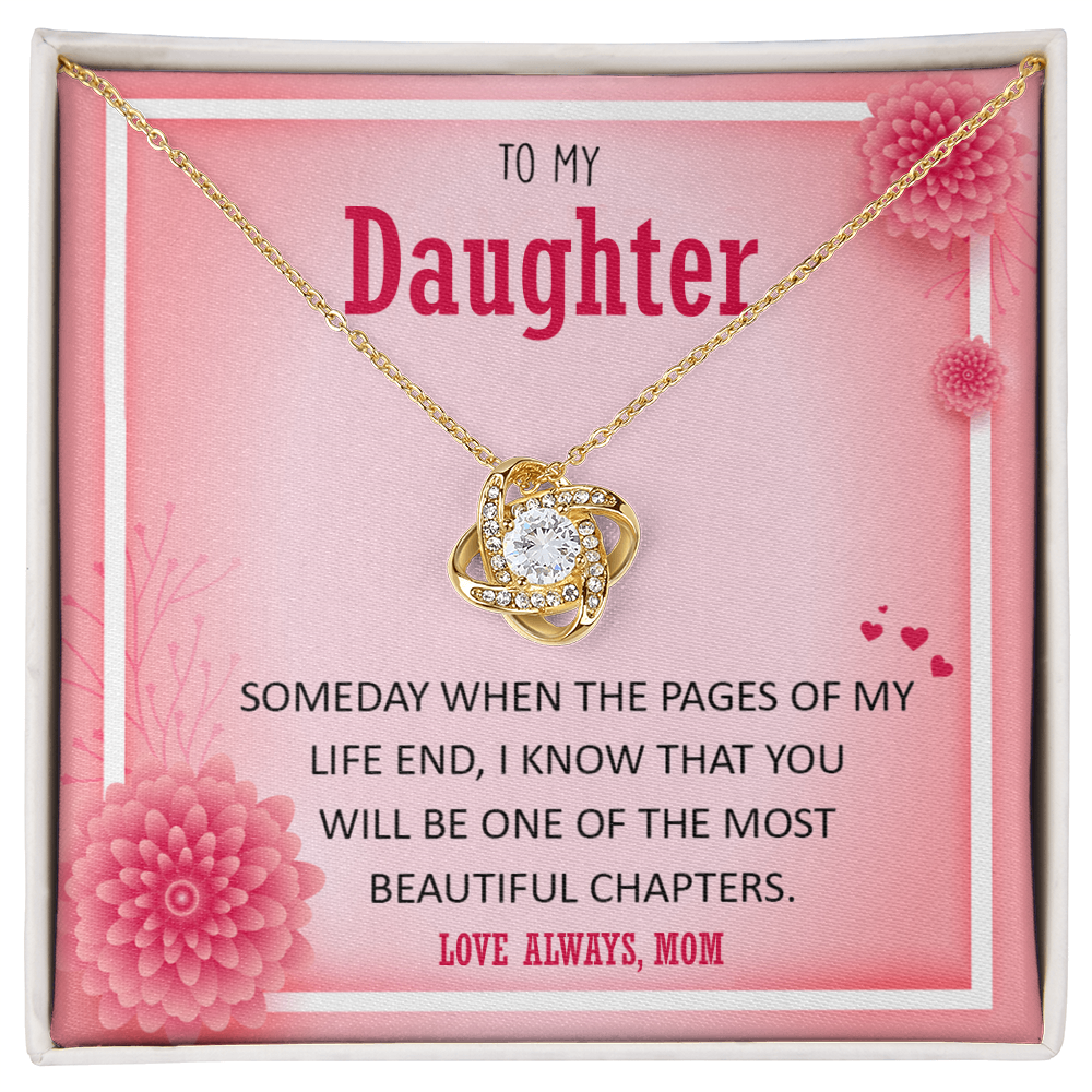 To My Daughter | Love Knot Necklace