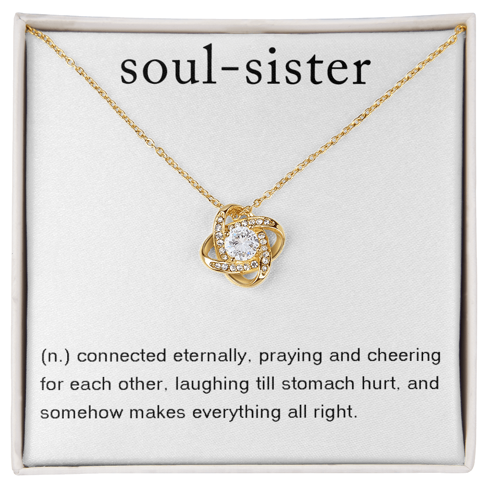 Soul Sister - Friendship Love Knot Necklace
