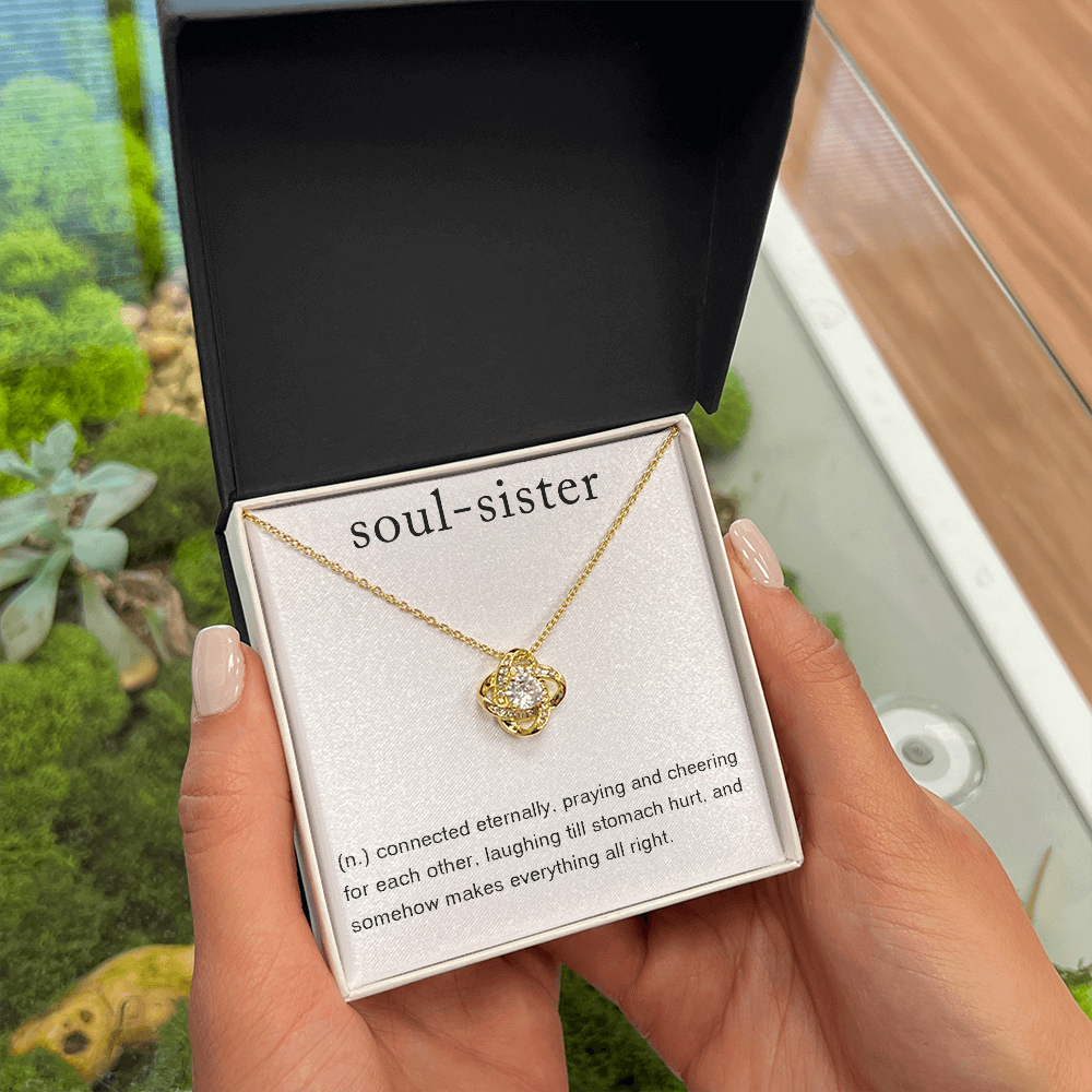 Soul Sister - Friendship Love Knot Necklace