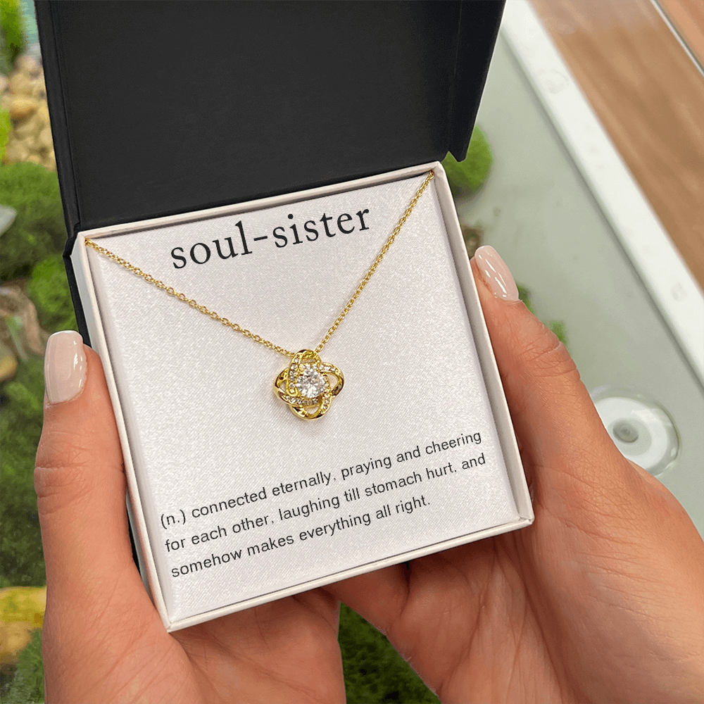 Soul Sister - Friendship Love Knot Necklace
