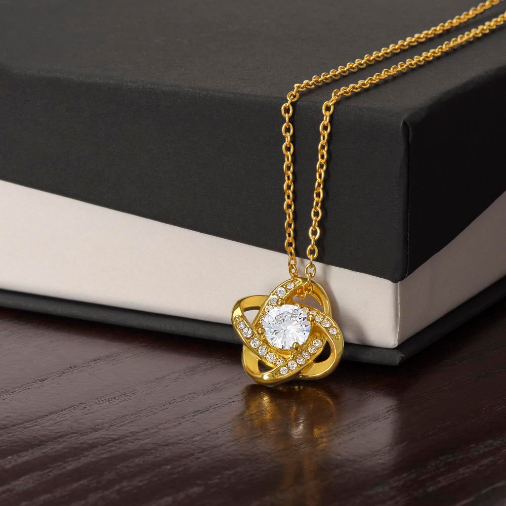 To My Daughter | Love Knot Necklace