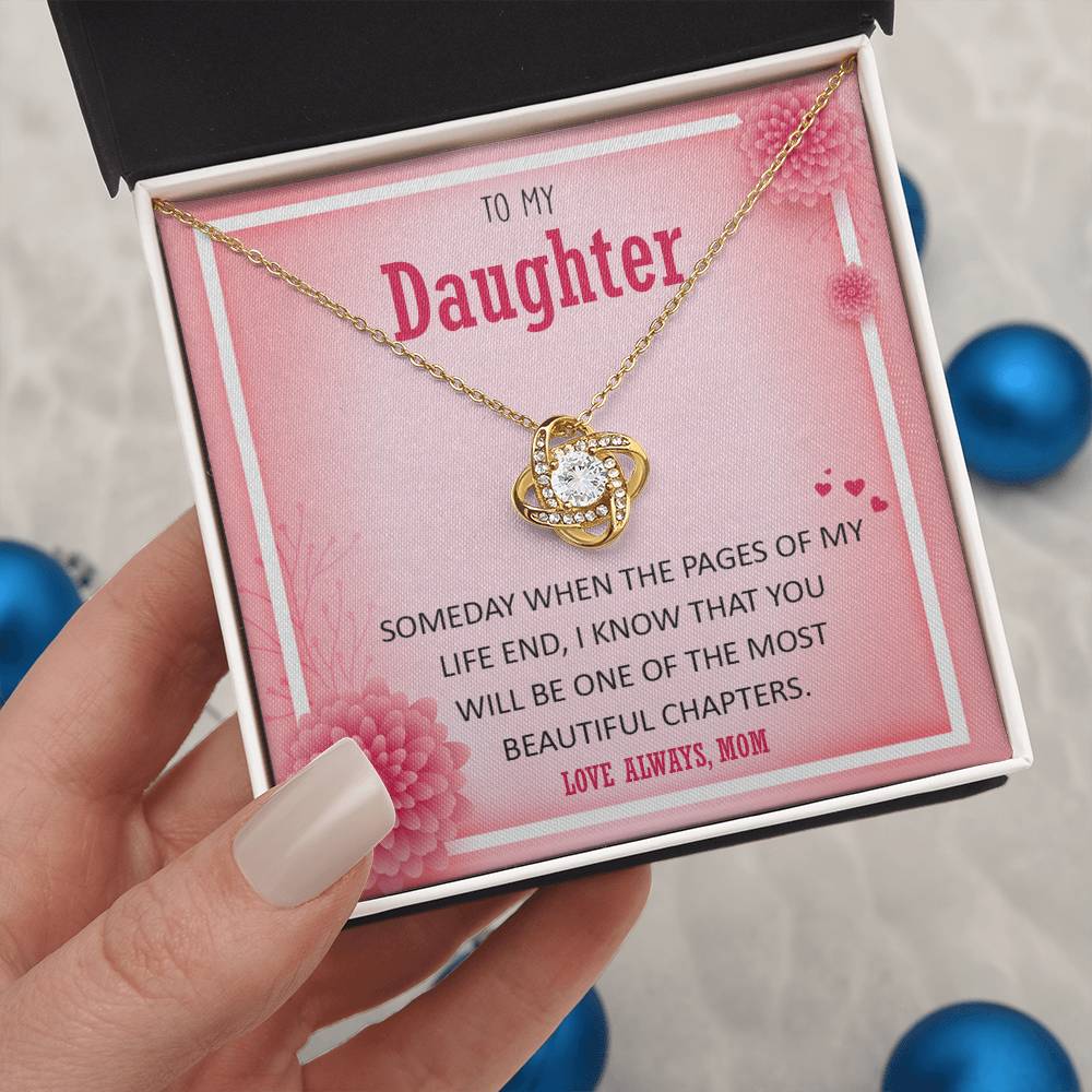 To My Daughter | Love Knot Necklace