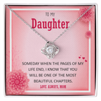 To My Daughter | Love Knot Necklace