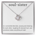 Soul Sister - Friendship Love Knot Necklace