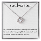 Soul Sister - Friendship Love Knot Necklace