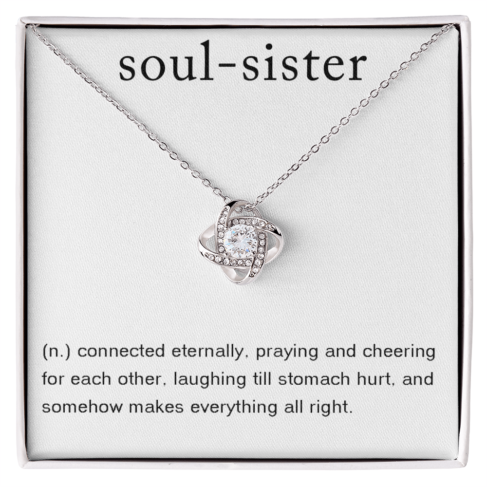Soul Sister - Friendship Love Knot Necklace
