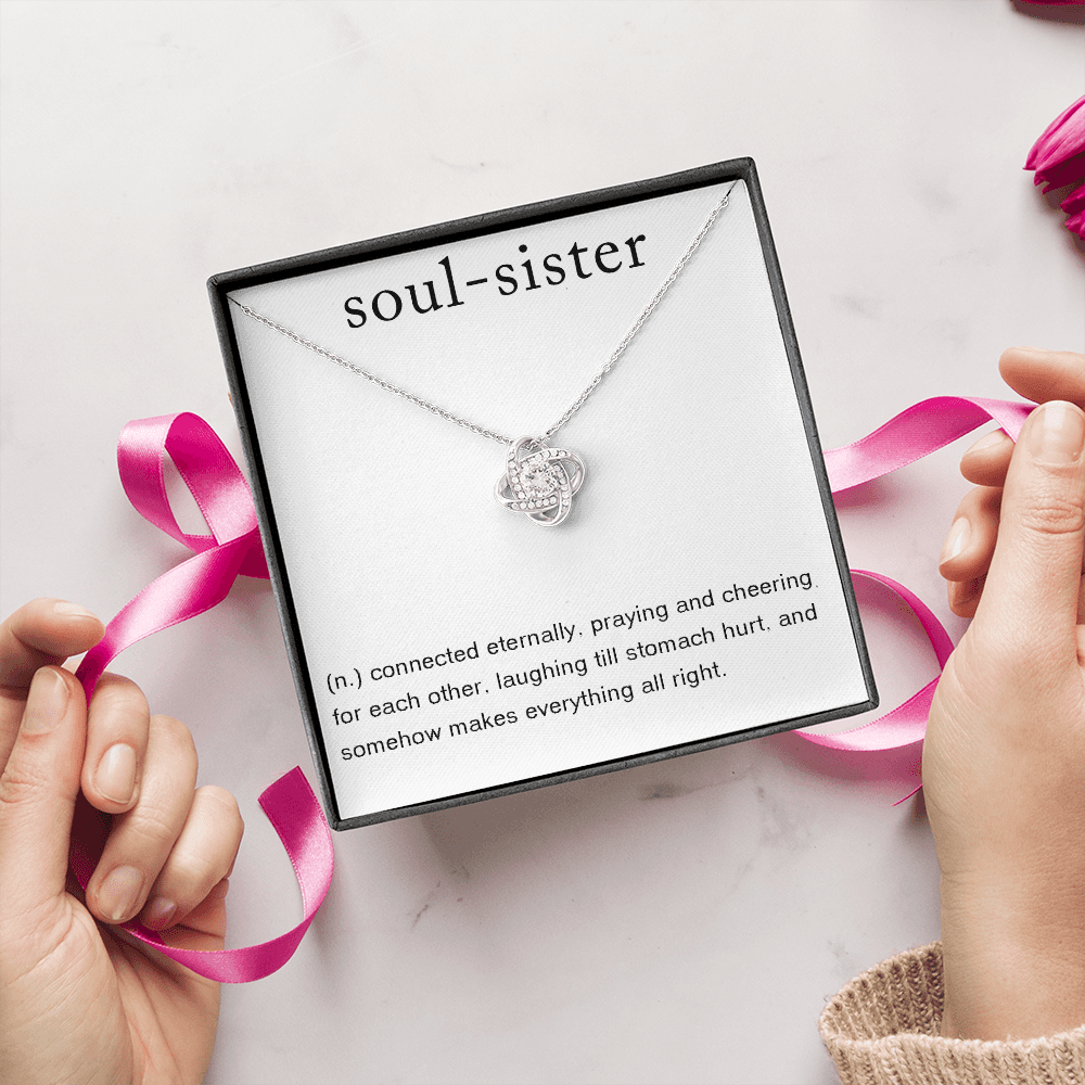 Soul Sister - Friendship Love Knot Necklace