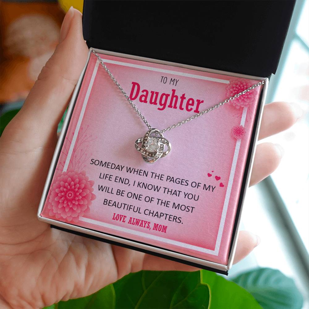 To My Daughter | Love Knot Necklace