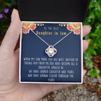 To The Best Daughter In Law  | Love Knot Necklace
