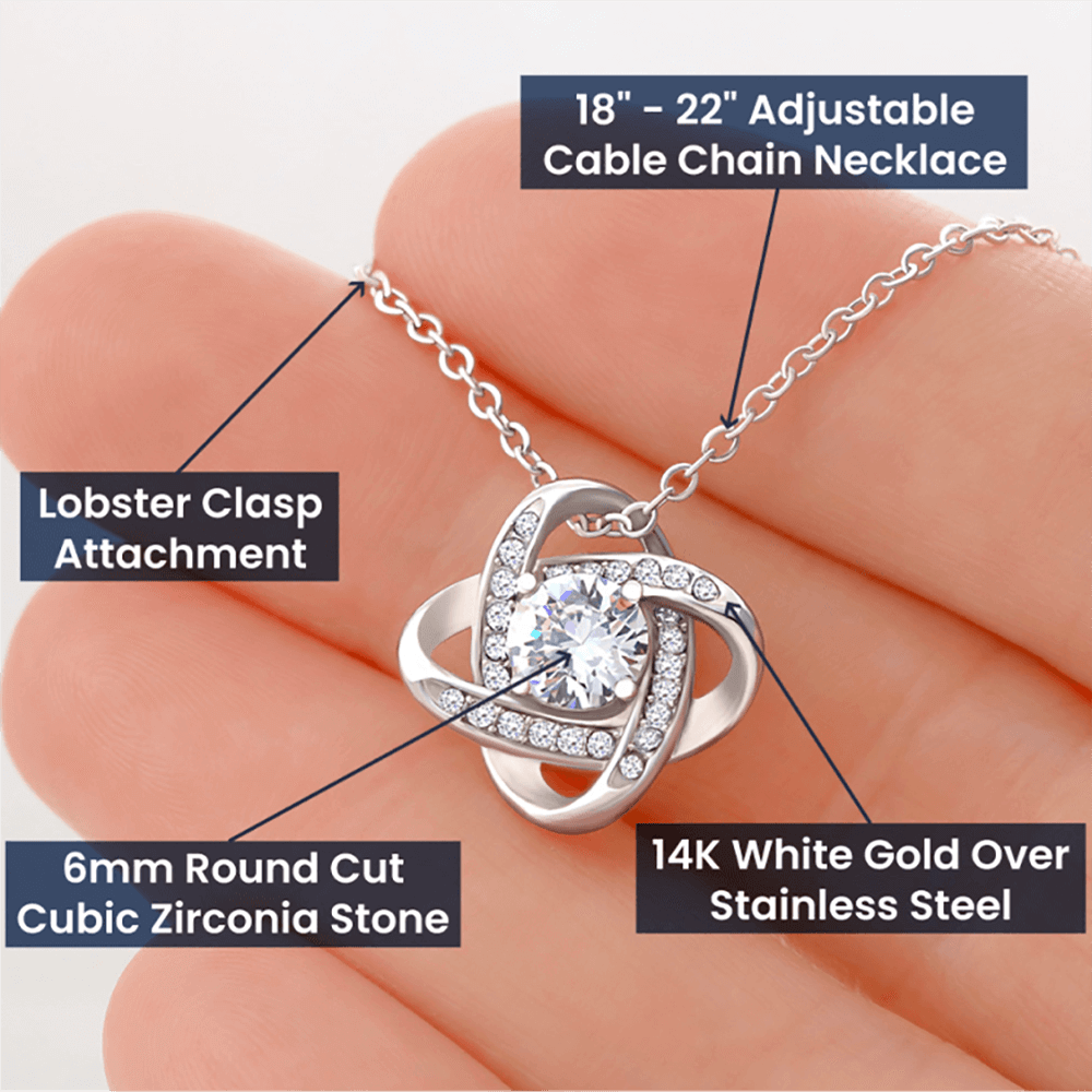 To My Daughter | Love Knot Necklace