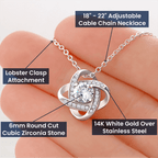 To My Daughter | Love Knot Necklace
