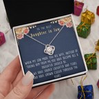 To The Best Daughter In Law  | Love Knot Necklace