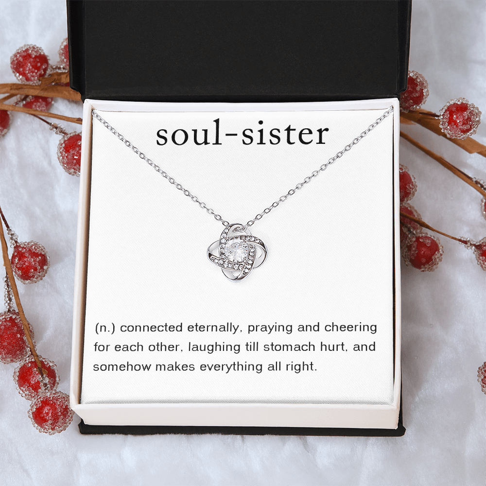 Soul Sister - Friendship Love Knot Necklace