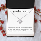 Soul Sister - Friendship Love Knot Necklace