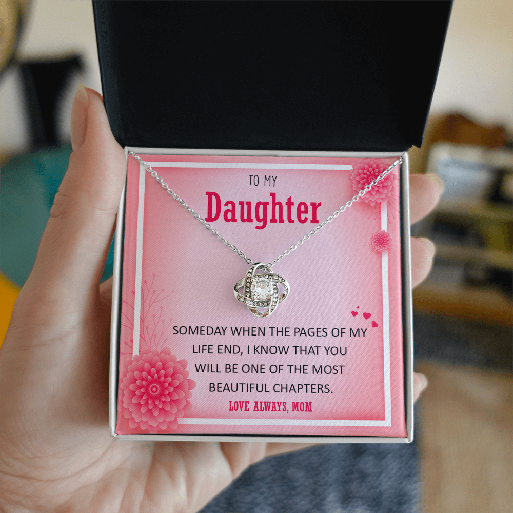 To My Daughter | Love Knot Necklace