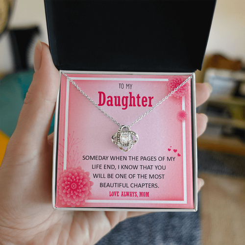 To My Daughter | Love Knot Necklace