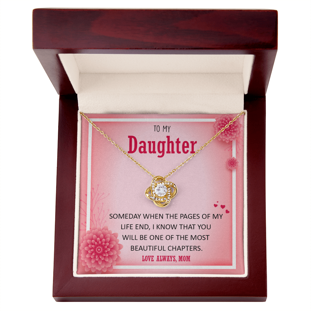To My Daughter | Love Knot Necklace