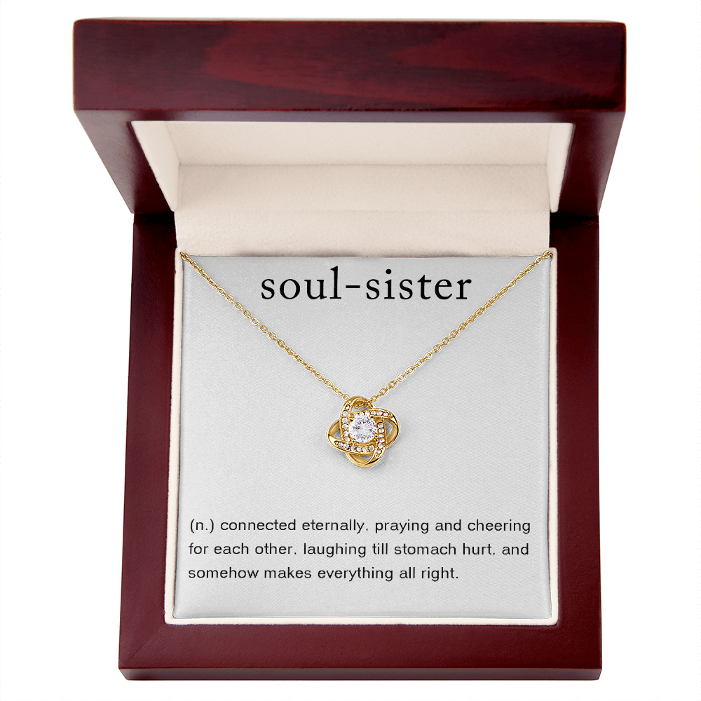 Soul Sister - Friendship Love Knot Necklace