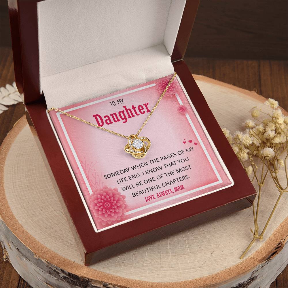 To My Daughter | Love Knot Necklace