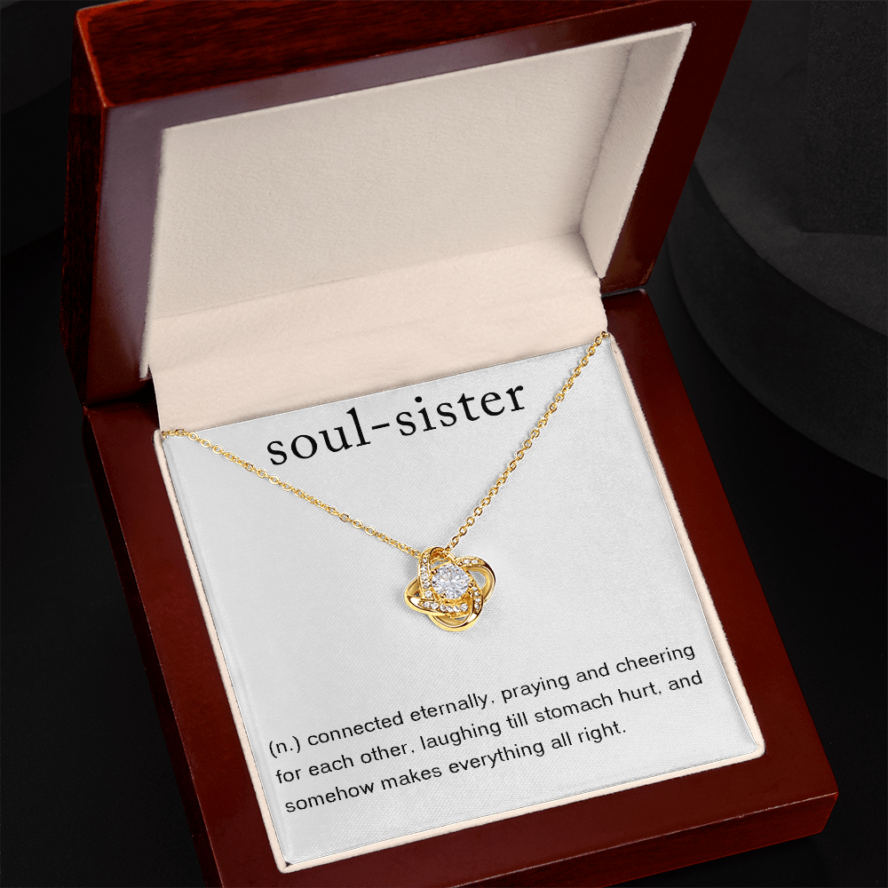 Soul Sister - Friendship Love Knot Necklace