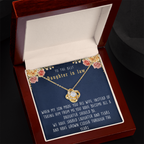 To The Best Daughter In Law  | Love Knot Necklace