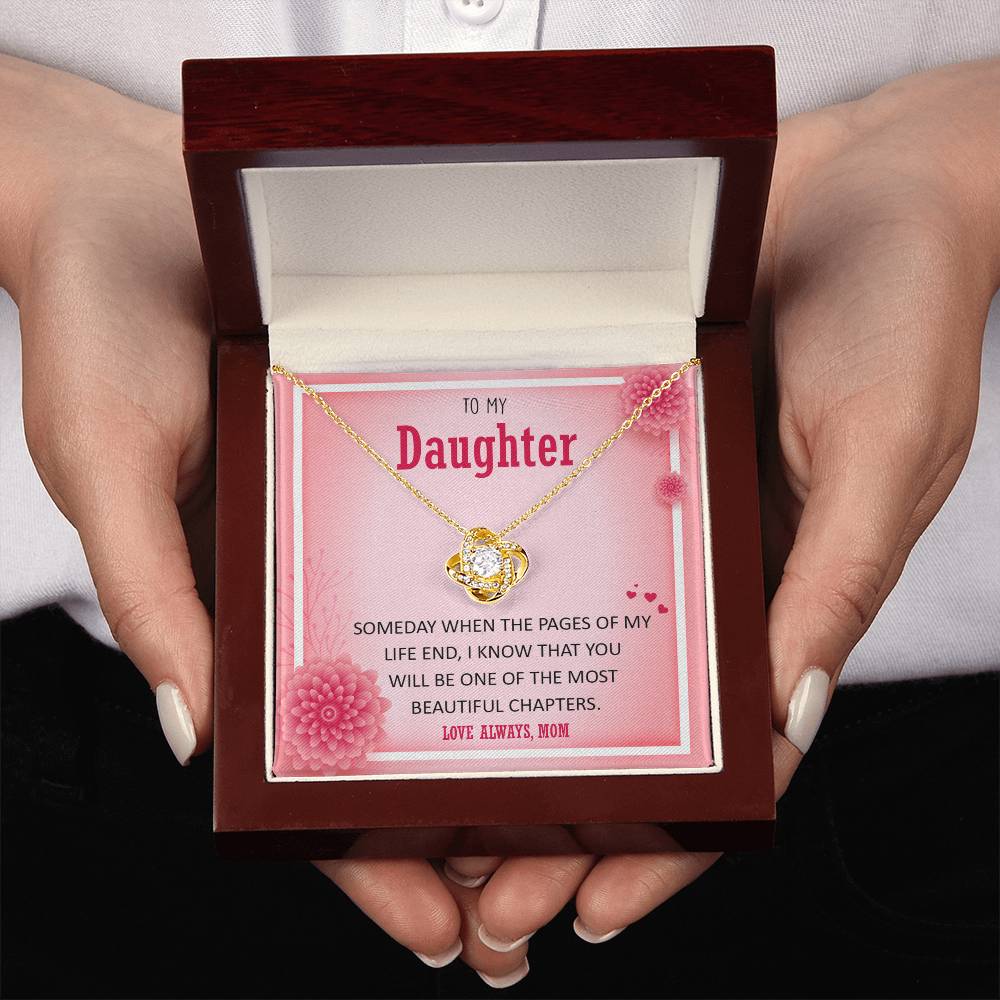 To My Daughter | Love Knot Necklace