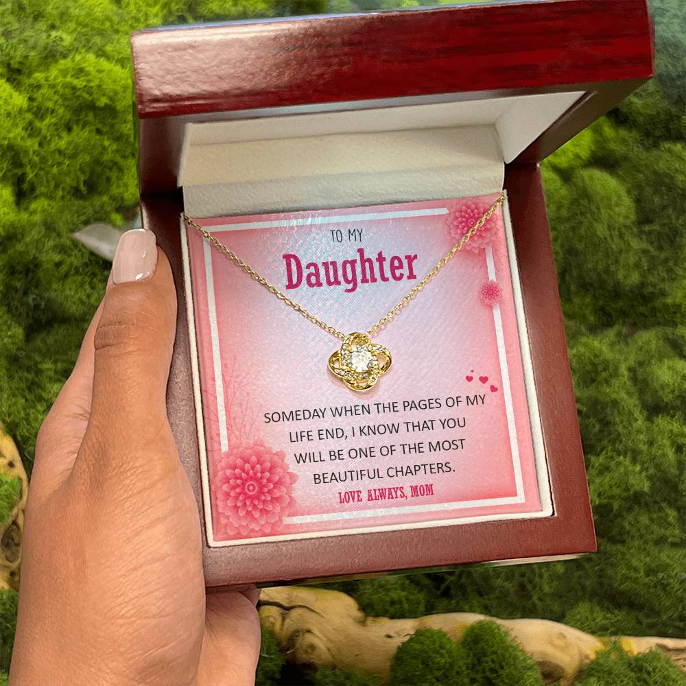 To My Daughter | Love Knot Necklace