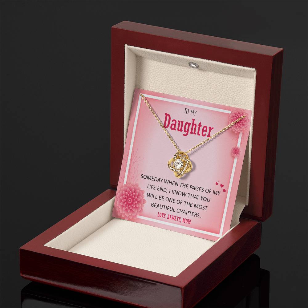 To My Daughter | Love Knot Necklace