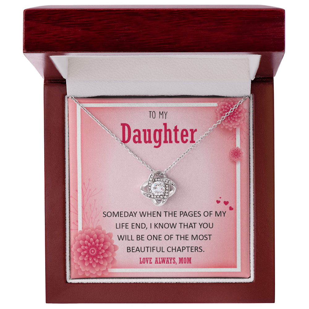 To My Daughter | Love Knot Necklace