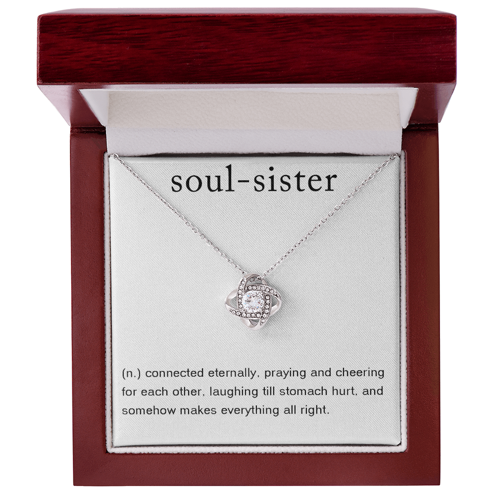 Soul Sister - Friendship Love Knot Necklace