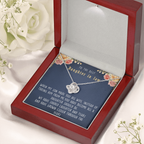 To The Best Daughter In Law  | Love Knot Necklace