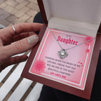 To My Daughter | Love Knot Necklace