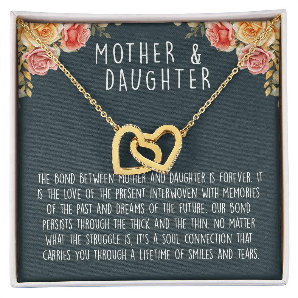 Mother Daughter | Interlocking Heart Necklace