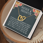 Mother Daughter | Interlocking Heart Necklace