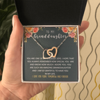 To my Granddaughter | Interlocking heart necklace