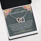 To my Granddaughter | Interlocking heart necklace