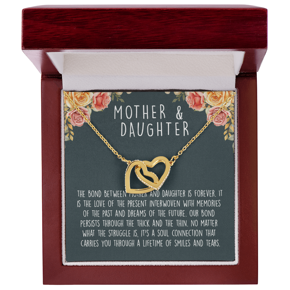 Mother Daughter | Interlocking Heart Necklace