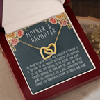 Mother Daughter | Interlocking Heart Necklace