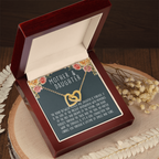 Mother Daughter | Interlocking Heart Necklace